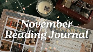 NOVEMBER READING JOURNAL 💔 starting new series, my first high-fantasy, and a bonus 2025 addition