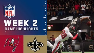 Buccaneers vs Saints Week 2 Simulation Highlights (Madden 23 Rosters)