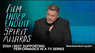 NICK OFFERMAN wins BEST SUPPORTING IN NEW SCRIPTED SERIES at the 2024 Film Indep