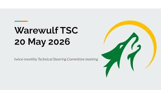 Warewulf TSC | 20 May 2026