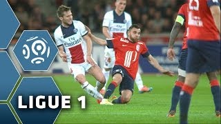 La sortie sur civière de Yohan Cabaye - Lille - PSG (1-3) - Ligue 1 - 2013/2014