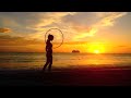 sunset hula hoop