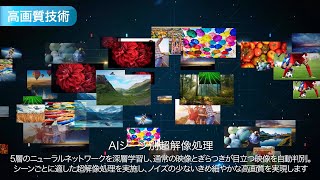 AIシーン別超解像処理_ハイセンス４K液晶テレビU8FGシリーズ【新発売】