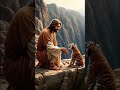 Jesus Love Animals and the lovely tiger poor #maria #cute #edit #jesus#jesuslovesyou#fe#god  #shorts