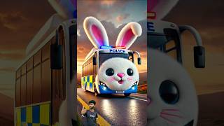 ❤️ Evolution of Cat : Police Bunny Bus 🥰 Maiw Milky ✅ #cat #cute #love #shorts