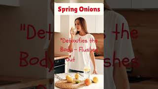 Health benefits of spring onions #shorts #foodworld #nutritionfacts