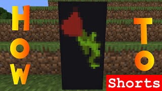 Minecraft: How to Make a Beautiful Red Rose Banner - Tutorial