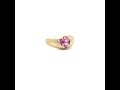 natural padparadscha sapphire u0026 diamond ring 10k gold gemstone ring men s ring fine jewelry