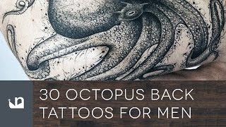 30 Octopus Back Tattoos For Men