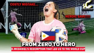 PINAY GOALIE vs Taipei binawi ang pagkakamali para makapag FIFA World Cup tayo!