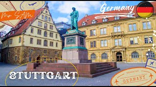 Stuttgart, Germany 🇩🇪 2023, City tour 4K, Part 1