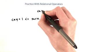 Practice With Relational Operators - Intro to Java Programming