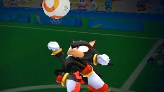 Mario and Sonic at The Rio 2016 Olympic Games(3DS) Football -Team Sonic vs Team Shadow
