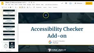 Accessibility Checker Add-on | Docs, Slides, & Sheets
