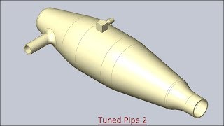 Tuned Pipe 2 (Solid Edge Tutorial)