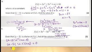 Chapter 7 Pure 1 Algebraic methods and proofs exam questions Maths A-level