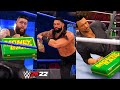 WWE 2K22 My Rise Mode - Double MITB Cash-In On Universal Champion #18