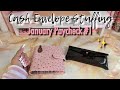 CASH ENVELOPE STUFFING JANUARY PAYCHECK #1 | 2024 | #cashenvelopesystem  #cashbudgeting