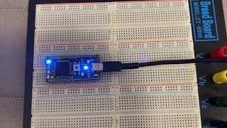 Blinking of LED 1 of Mbed Microcontroller LPC1768