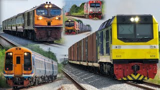 รถไฟเส้นทางชลบุรี มีรถโดยสารน้อย เน้นรกบรรทุกสินค้า #railway #srt #train