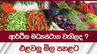 ආර්ථික මධ්‍යස්ථාන වැහිලද ? එළවලු මිල පහළට - Vegetables Price | Rupavahini News