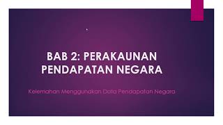 5. Perbandingan kelemahan menggunakan data pendapatan negara