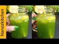 Mint margarita 🍸| easy mint margarita | lemon mint cooler recipe | nanozkitchen