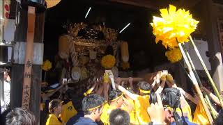 津田天満神社本宮　今在家一気差し（平成２９年１０月８日）