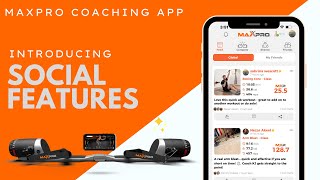 Check out the Social Features Section of the MAXPRO Coaching App