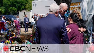 Biden visits Texas to honour victims of Uvalde mass shooting