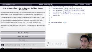 Freecodecamp Intermediate Algorithm Scripting: Smallest Common Multiple