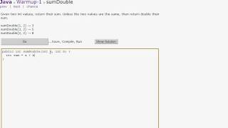 CodingBat.com Java Puzzles