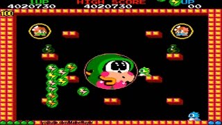 Bubble Bobble Round 99-100 Happy and Real End 1986 Taito Mame Retro Arcade Games