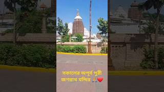 সকালের অপূর্ব পুরী জগন্নাথ মন্দির 🙏❤️ #puri #jagannath #mandir #shorts #viralreels #trending #reels