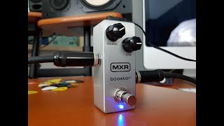 MXR BOOSTER MINI demo by RICCARDO GIOGGI [ENG subs]