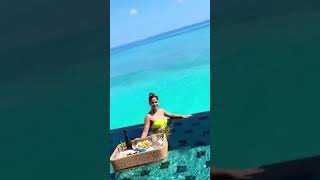 Private Pool Breakfast At Hilton ,Amingiri Resort & Spa Maldives