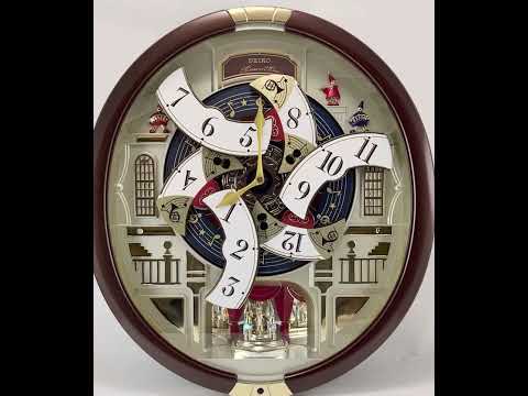 Seiko Melodies In Motion Special Collectors Wall Clock QXM - YouTube