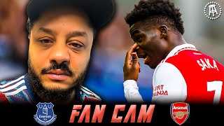 EVERTON 1-0 ARSENAL | TROOPZ FAN CAM | WHAT WAS ODEGAARD DOING FOR THE TARKOWSKI GOAL???