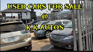 PRICES OF USED CARS @ K.K AUTOS