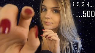 ASMR | Hand Movements, Face touching \u0026 Brushing + Pluie 🌧