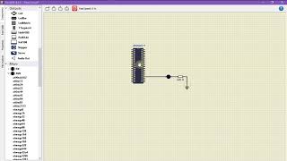 Simple blinking Led in SimulIDE using Atmega32