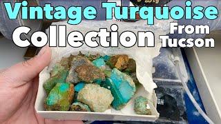 A Bit of A Vintage Turquoise Collection from Tucson Gem Show 2023