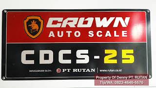 #gokil  ❗❗Mesin Timbang Otomatis/Auto Scale Machine Model: Crown CDCS-25.