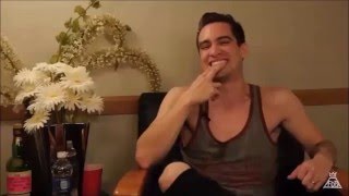 Brendon Urie talks about the aftermath of FOB Drunk History. (The hangover from hell)