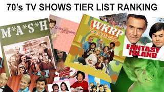 70's TV SHOWS TIER LIST RANKING