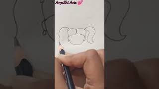 Save Girl Child Drawing|| Check Description Also 👇🏻 #shorts