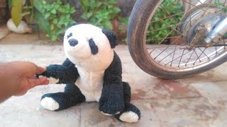 Experiment Car Vs Panda || Crushing Crunchy & Soft Things by Car