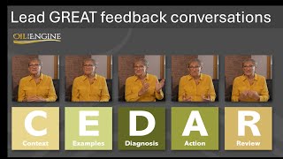 How to use the CEDAR feedback steps