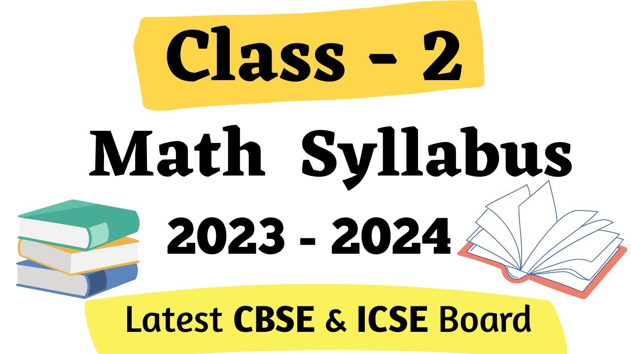 Cbse Grade 2 Maths Syllabus