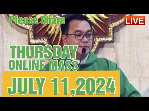 QUIAPO CHURCH LIVE MASS TODAY REV FR DOUGLAS BADONG JULY 11,2024